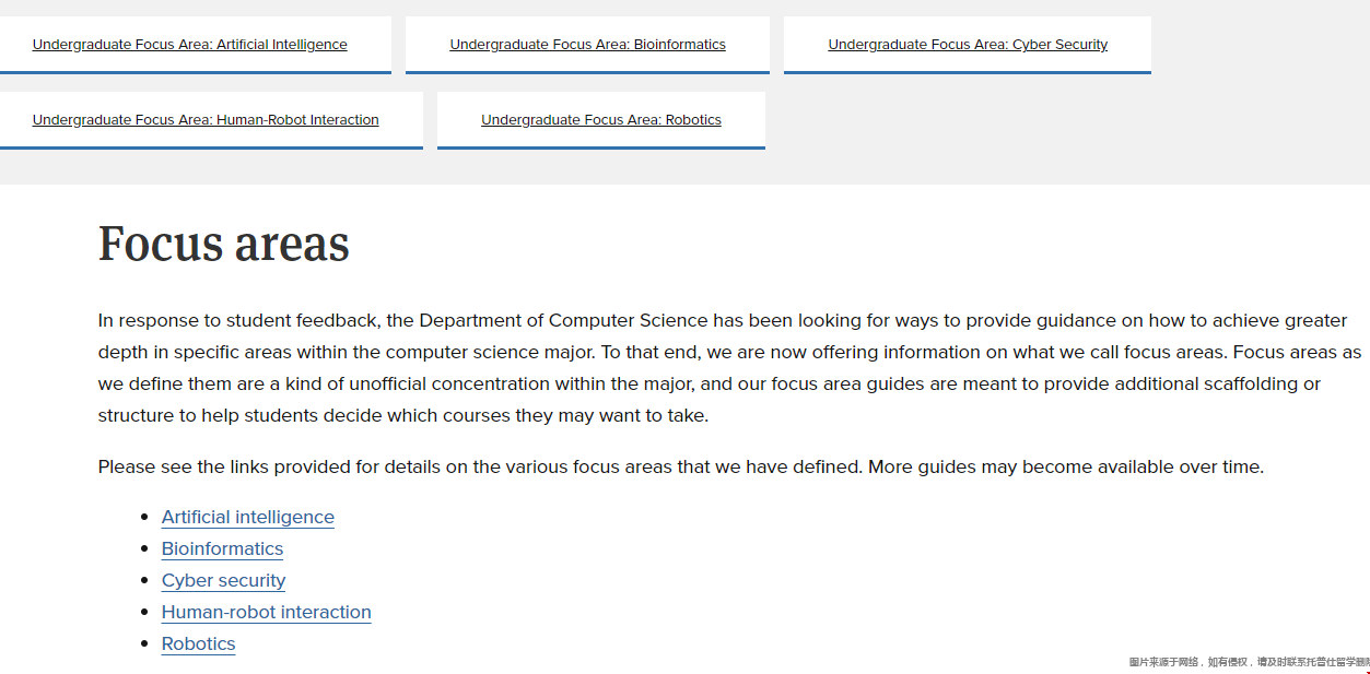 塔夫茨大學(xué)計算機(jī)本科專業(yè)研究領(lǐng)域 塔夫茨大學(xué)計算機(jī)本科專業(yè)研究領(lǐng)域