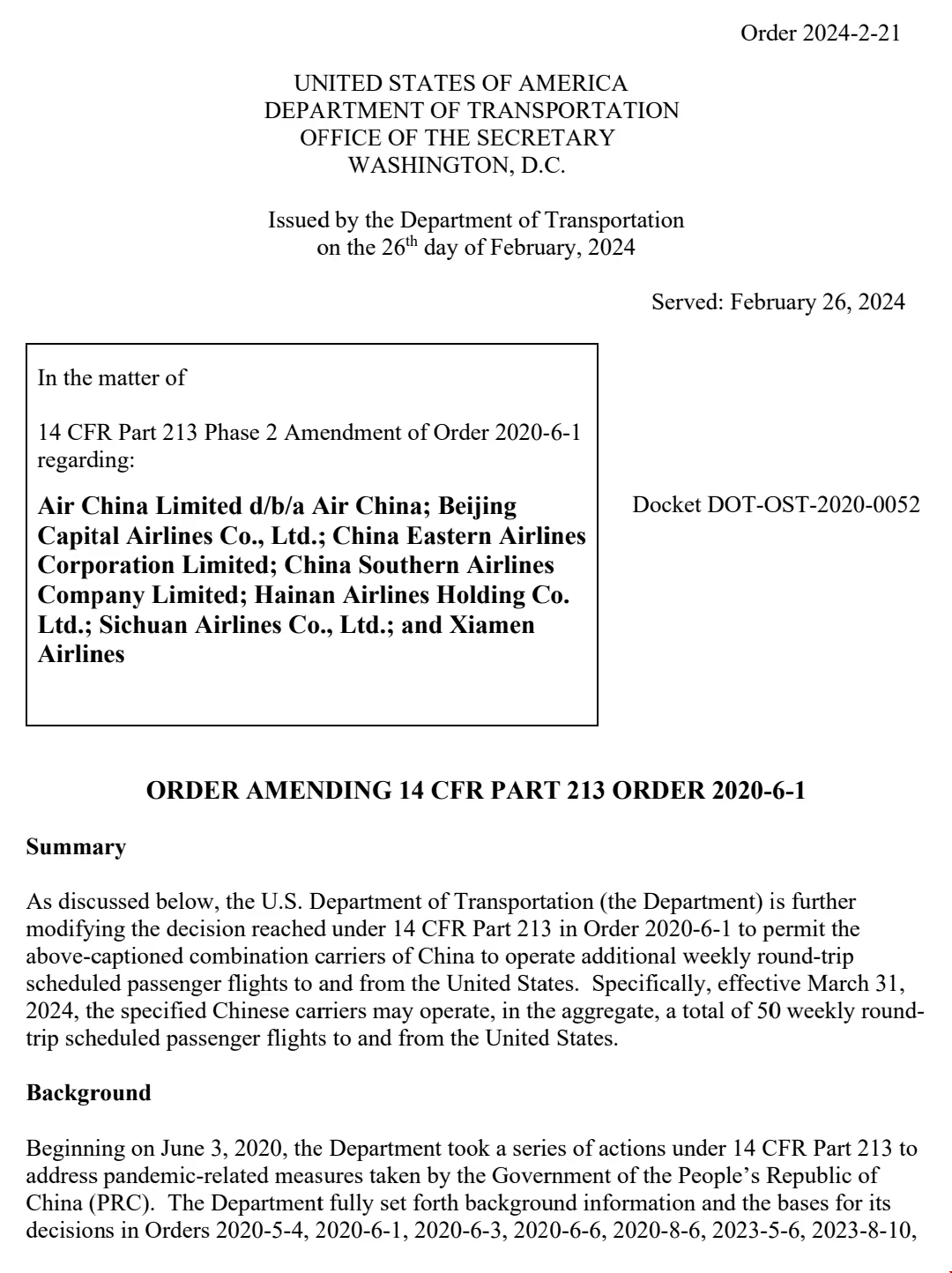 2024年中美直飛航班每周新增50班.png 2024年中美直飛航班每周新增50班.png