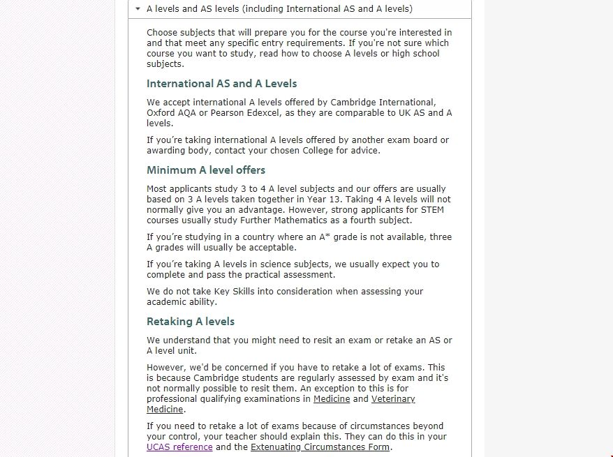 劍橋大學申請alevel要求.png 劍橋大學申請alevel要求.png