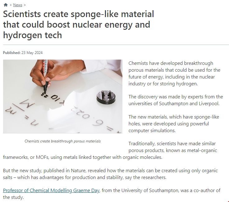 南安普頓大學(xué)開發(fā)出適用未來能源的海綿狀材料.png